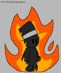 slayingyoudown's tweet photo. SCP 457 with a Top Hat #SCP #SCP457 https://t.co/O1xR1nEkAP