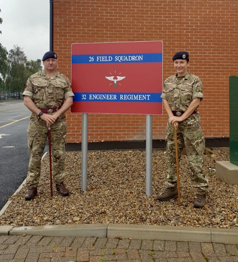 32Engr_RSM's tweet photo. Today @32EngrRegt WO2 Lucy Read becomes the first female SSM in post within the @Proud_Sappers. @REServicewomen first of many 🤞, taking over from now WO1 Bri Durber who moves onto RSM of @42EngrRegt_Geo both appointments thoroughly deserved. #Smile #armyconfidence #jobsatifacton https://t.co/GPYoGvS61V