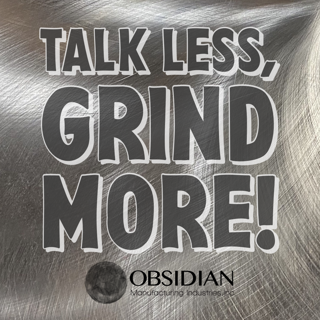 ObsidianMfg's tweet photo. It is Monday—let’s get this week started! 💪 We have machines open today— give Nick or David a call today and we will get your grinding done! #ObsidianMFG #RockfordIL   #TalkLessGrindMore #GrindShop #SurfaceGrinding #BlanchardGrinding #RotarySurfaceGrinding #RockfordRocks #WOSB https://t.co/IoxDpiNyaB