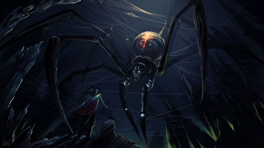 Паук арт. Инсектоид арахнид. Гигантский паук шелоб. Человек в паутине арт. Арахна паук арт.