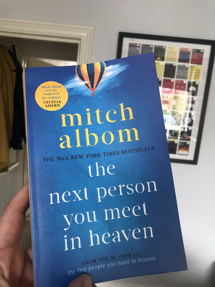 Book 27: The next person you meet in heaven - Mitch Albom Loved the original book 15 yrs ago so was hoping that this sequel would live up to the precedent set. Not disappointed. A quick morning read and like the original, amazingly uplifting for a book about death.