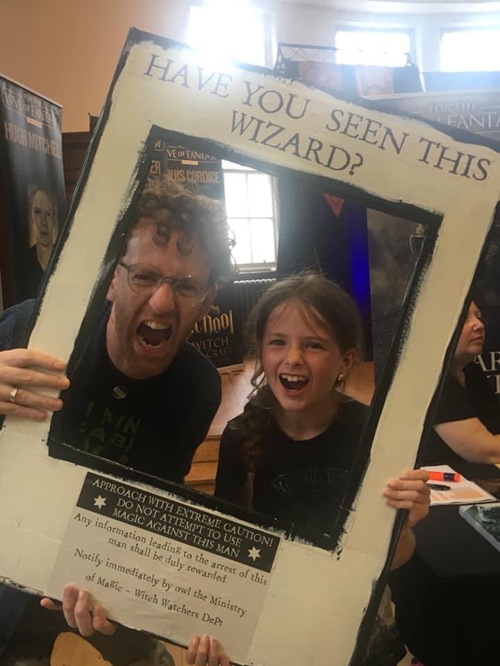 tinky83's tweet photo. Still one of my favourite moments of for the love of fantasy 2019 😂 katie will forever be Percy Weasley no1 fan after meeting the amazing @chrisrankin ! #percyweasley https://t.co/VIUIAbXE3D