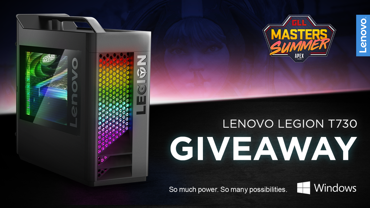 LenovoLegion's tweet image. 𝘊𝘢𝘳𝘦 𝘱𝘢𝘤𝘬𝘢𝘨𝘦 𝘪𝘯𝘤𝘰𝘮𝘪𝘯𝘨.

To celebrate the @GLLApex Masters Summer Finals this weekend, we are giving away a Legion T730 Gaming Tower. Think you're worthy enough? Let the Battle Royale begin.

bit.ly/3hD02do