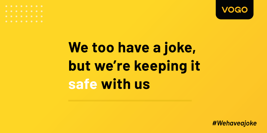 Vogo_rentals's tweet photo. From jokes to rides, it's all safe with VOGO! :D

#ihaveajoke #SafetyFirst  #scooterrentals https://t.co/z2Zxwclx1Y