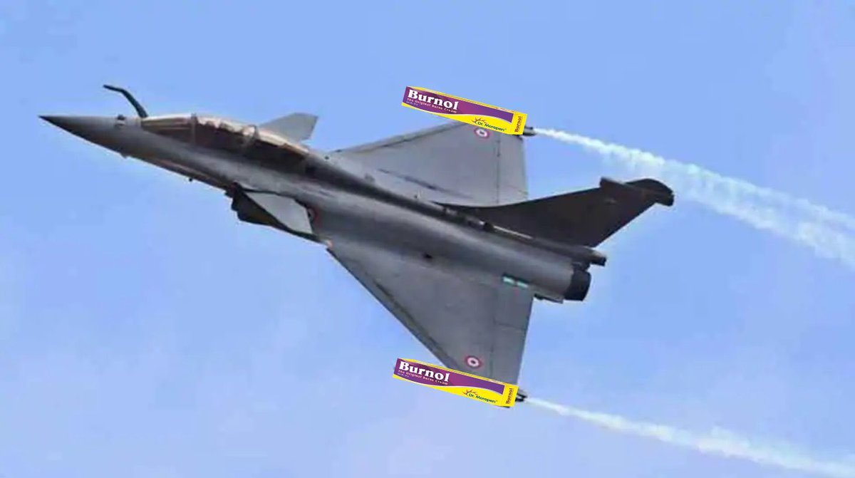 Chiragnagda's tweet photo. In February 2014, AK Antony said:

"There is no money to buy Rafale fighter jets"

But in just 6 years of Modi Govt:
Rafale jets were purchased
Rafale jets were manufactured
Rafale jets are heading towards India

Isn't this Achhe Din? Burnol out of stock?#भागपप्पू_राफेलआया https://t.co/G0N8LMa8OI