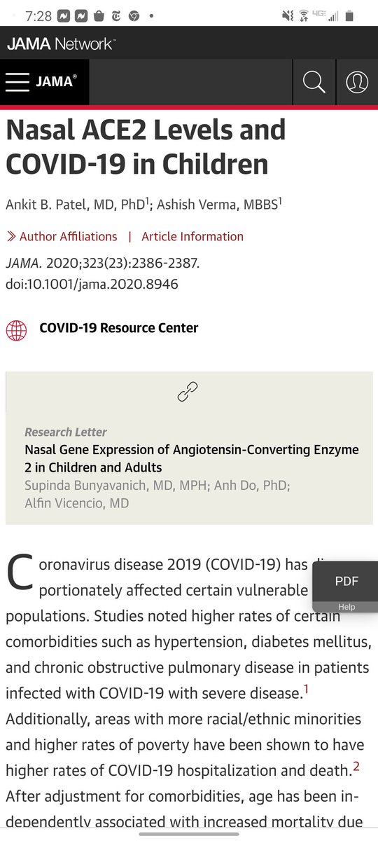 Msalvatore2024's tweet photo. Are kids super-spreaders? Seeking the answer I entered the internet wormhole and read the world's most reputable medical journal. In short, children under 10 have different enzymes that don't bind COVID-19 at the same level explaining the limited infections &amp; low trace data. https://t.co/IhR0b2Ha1A