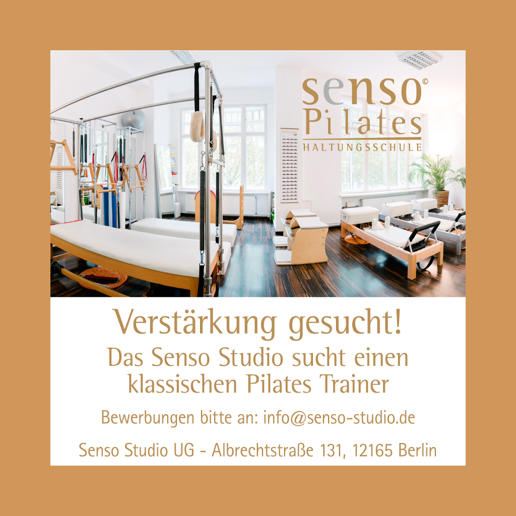 SensoStudio's tweet image. We are teaching solos and duos in our fully-equipped classical Pilates studio. The group classes are available online. If you want to become a member of our outstanding crew shoot an email with your CV to info@senso-studio.de
#pilatesfriendsunited #pilatesandfriends #pilatesdortm