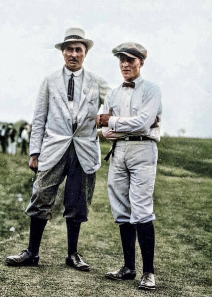 As I write up this short little thread it’s not lost on me how our departed friend,  @BillTheBrit1 would have hated this tweet. More so if I reminded him that Bobby Jones figured out the Old Course where Vardon did not;)RIP Bill @SProctorGolf  @garycolesrq  @peterkessler