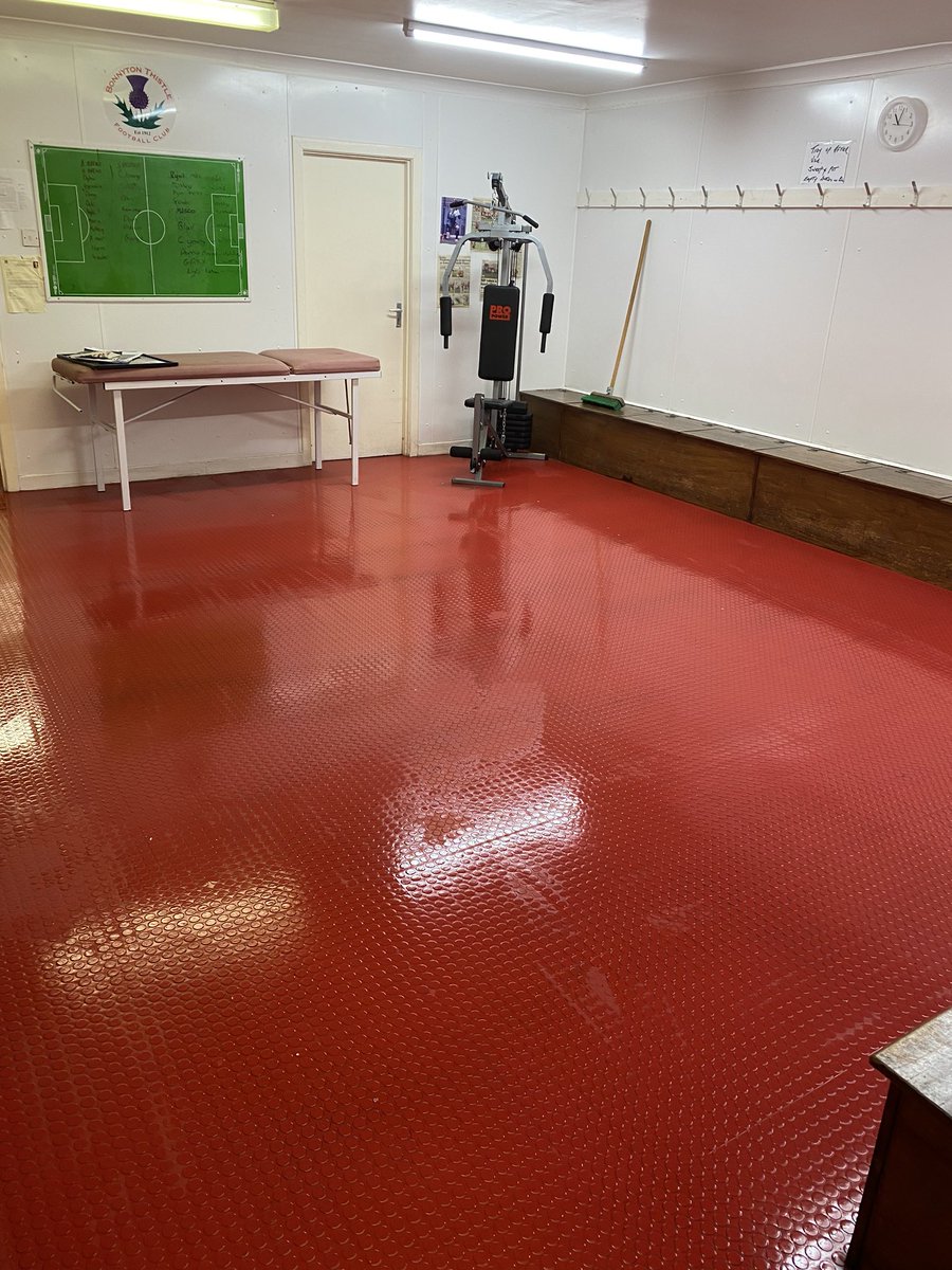 scotclean's tweet photo. Over the past few days we’ve been assisting Bonnyton Thistle with the phased opening of both their facilities in Kilmarnock. We carried out a comprehensive deep clean throughout, and disinfected all areas with an anti viricidal treatment.  We wish Bonnyton Thistle FC all the best https://t.co/kHOTaBceVn