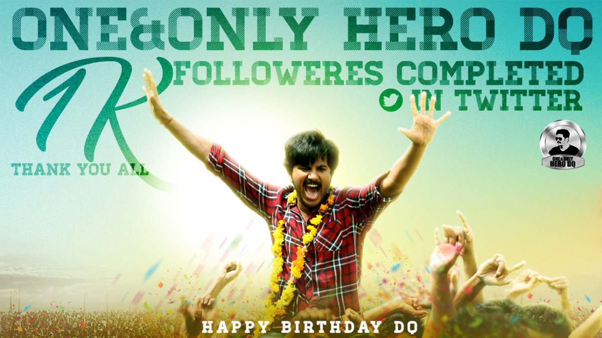 1AndOnlyHeroDQ's tweet photo. 🔥1K Followers Completed 🔥

This Is A Small Milestone And We Have No Words For It 🙌

Thank You All @dulQuer Fans &amp; Keep Supporting ❤

If You Have Not Followed, Follow Now 😍 @1AndOnlyHeroDQ

#Kurup #AdvanceHBDDQ #DulquerBdayTrendOnJuly27 https://t.co/iL7L2JOT4y