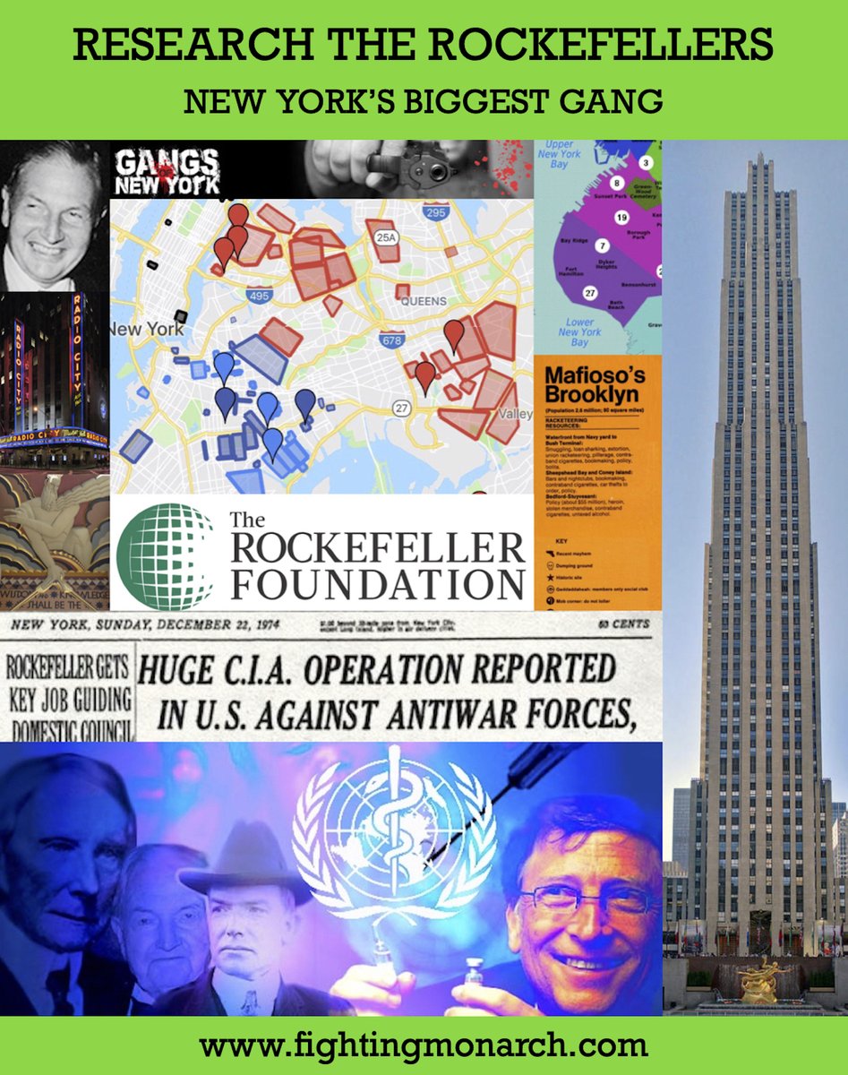 2. The Rockefellers are New York's biggest gang.