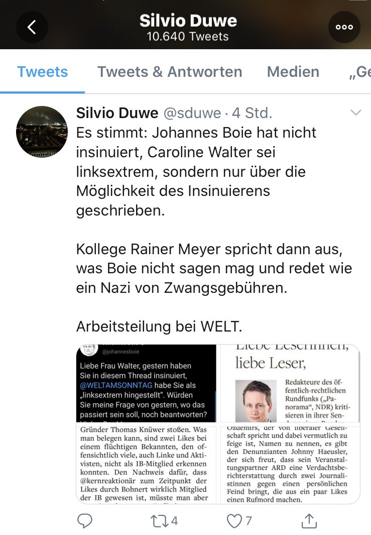 Fazer_DDorf's tweet photo. Da beschwert sich #duwe darüber, dass die Rundfunkgebühren in der @welt als “Zwangsgebühren” bezeichnet werden. Ja, was sind sie denn sonst? Freiwillig? Werden nur fällig wenn man ein ABO abschließt? Oder werden die nicht doch zwangsweise von der “GEZ” erhoben? https://t.co/zG0tRNySce