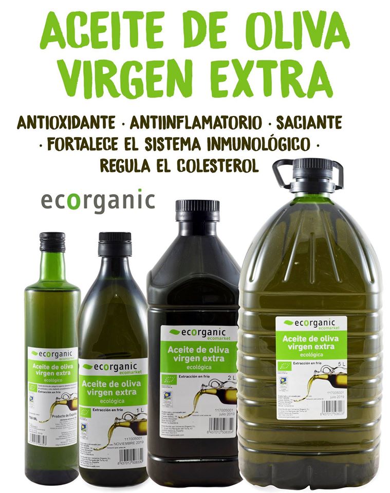 ecorganic_'s tweet photo. ¿CONOCES TODOS LOS FORMATOS DEL AOVE DE ECORGANIC?👌

Puedes encontrarlos en formato 750ml con envase de vidrio o 1L, 2L y 5L en botella o garrafa. Elige el más cómodo para ti y disfrútalo. Además, es buenísimo para combatir el #estreñimiento. https://t.co/LU2dBEpAGs
