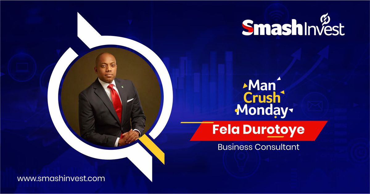 smashkonnect's tweet photo. This week, we are celebrating a top Business Consultant, Leadership Expert, and Motivational Speaker, Adetokunboh Olufela Durotoye.
#SmashInvest #SmashGroup #ManCrushMonday #FelaDurotoye #MCM https://t.co/BtmJyrNZwh