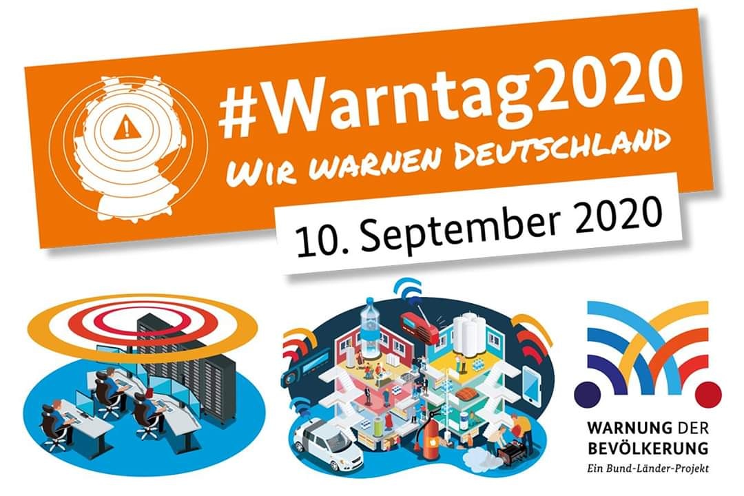 HusumOv's tweet photo. +SAFE THE DATE+
#WARNTAG2020 Bundesweiter Test aller Warnmöglichkeiten.
Danach immer jährlich am 2. Donnerstag im September.
https://t.co/jSG6kbnMuC https://t.co/HeMHp3e3j2