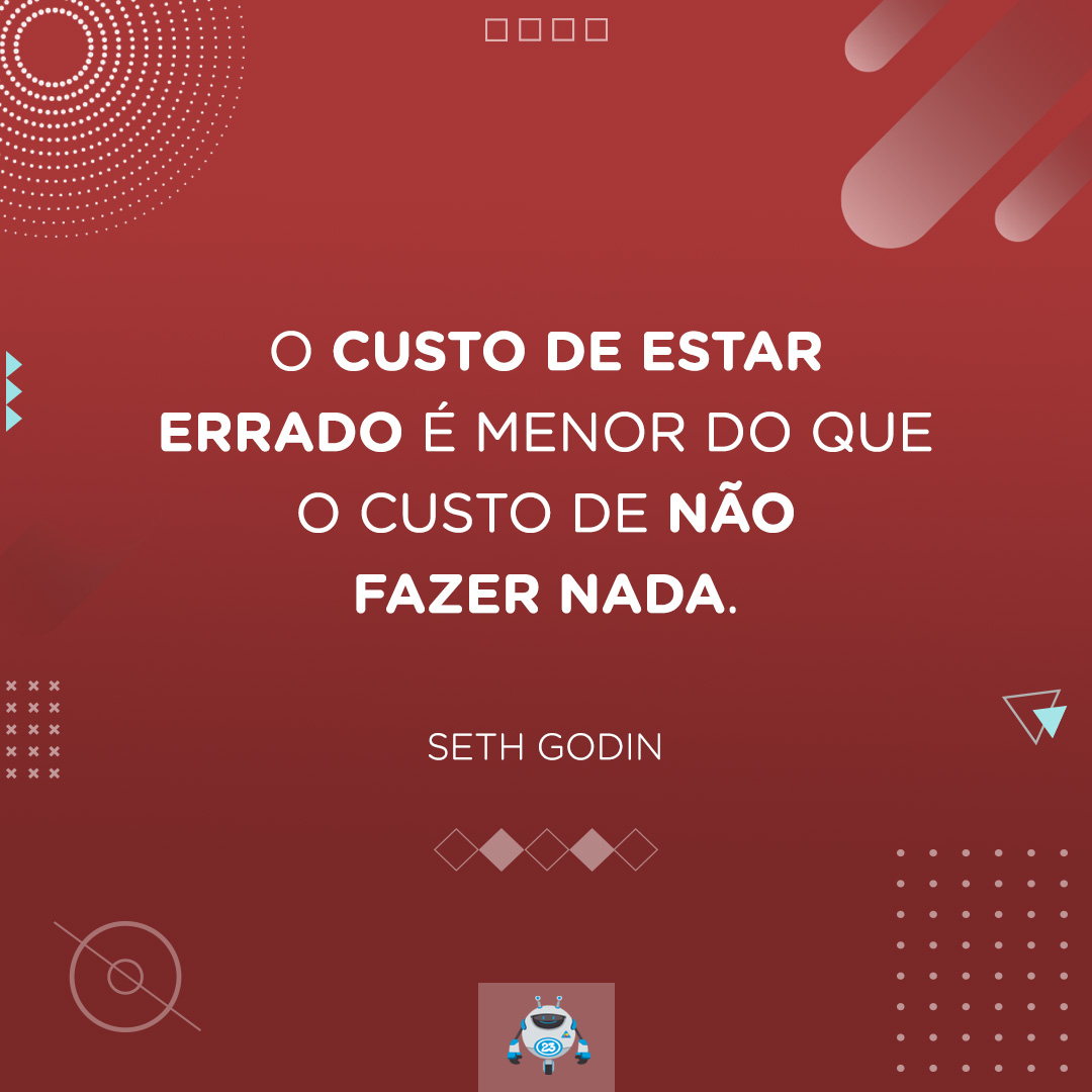 23web_'s tweet photo. 👉 O custo de estar errado é menor do que o custo de não fazer nada.
.
Seth Godin
.
.
.

🖥 Visite o nosso site e conheça o nosso trabalho:
https://t.co/3hBamehHfQ
.
.
.
.
.
#frases #frase #quote #citações #23web #frases23 #bomdia #pensamentos https://t.co/bduBJGq7qJ
