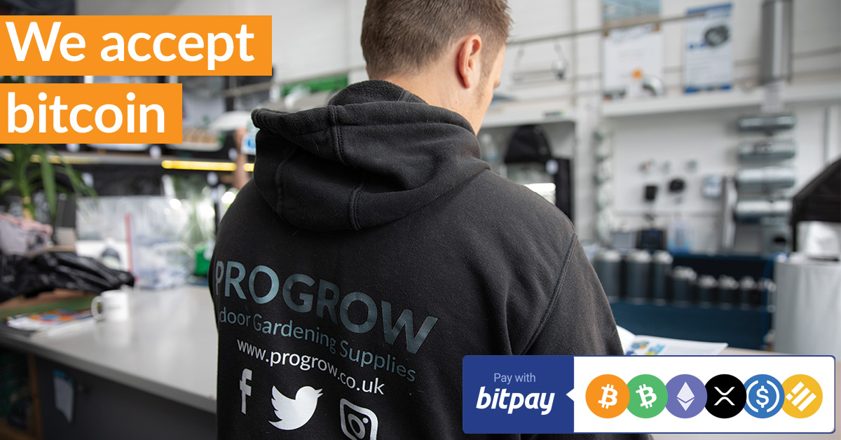We now accept....
🔹Bitcoin!! 
🔹Bitcoin cash!!
🔹Ethereum!!
🔹Multiple ERC20 stablecoins!!
When checking out on our websites select BitPay.
It's secure, fast and pseudonymous.
#hydroponics #bitcoin #progrow
