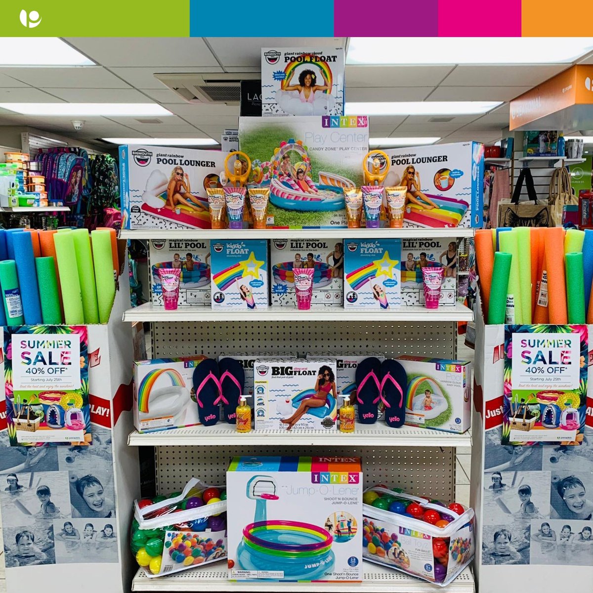 PeoplesBDA's tweet photo. The People's Summer Sale is now on! 40% off summer items while supplies last. Restrictions apply; see in store for details. https://t.co/jd2is7hdGn