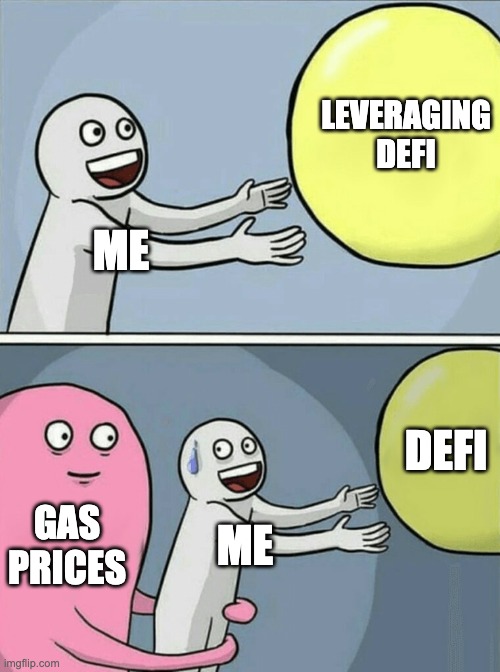 multisHQ's tweet photo. We're stoked that #DeFi is gaining momentum ๐ฅ but gas prices are a buzzkill... How has this affected your activities? How have you all been managing? ๐ช #MultisMondayMemes https://t.co/j5Kufe01pu
