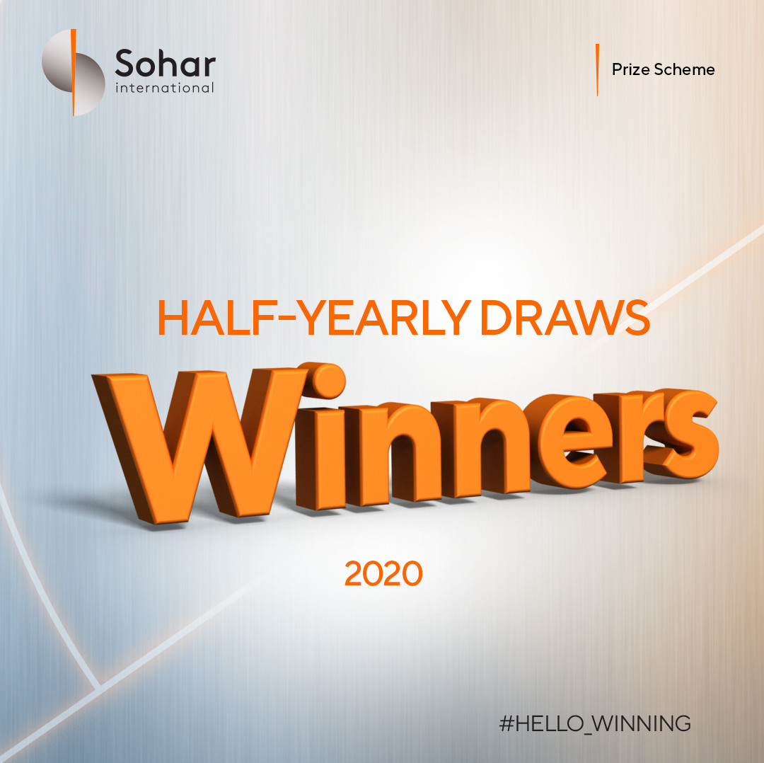 sohar_intl's tweet photo. Congratulations to our lucky HalfYearly winners of our Sohar | Prize Scheme 2020!
Start saving today and stand a chance to be our next winner. For more information, contact us on
24730000 or visit https://t.co/xJpVZBGWta
#Hello_Winning https://t.co/UIy97NfHqL