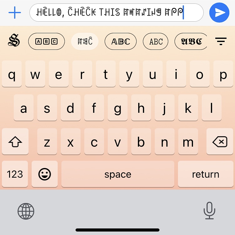 StylishTextApp's tweet photo. Stylish Text 1.2.5 is now out for the iOS in the AppStore. Now you can use your favorite styles in the keyboard.
Download: https://t.co/VKTHfHUBCj
#stylishtext #ios #appstore https://t.co/TumUKOJf4z