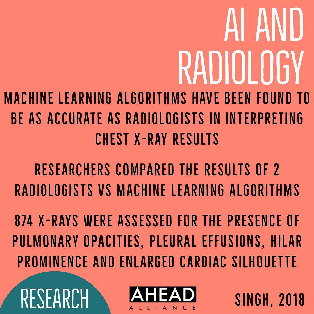 AI and Radiology💡

📸 instagram.com/p/CDJRvvEBNEs/ via tweet.photo