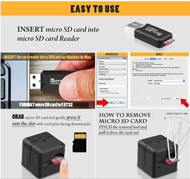 gadgets_stores's tweet photo. Ehomful 1080P HD Mini Spy Camera, Wireless Hidden Cop Nanny Cam As Seen On TV with 32GB MicroSD Card Class 10.
https://t.co/ZmbIiUNLM1
Price:  $25.99
#ehomful #SpyGate #spycamera #HDcamera #minicamera #wireless #wirelessconnect #HiddenSubject #hiddencamera #hiddenfiles #tech https://t.co/p21EE3AoH6