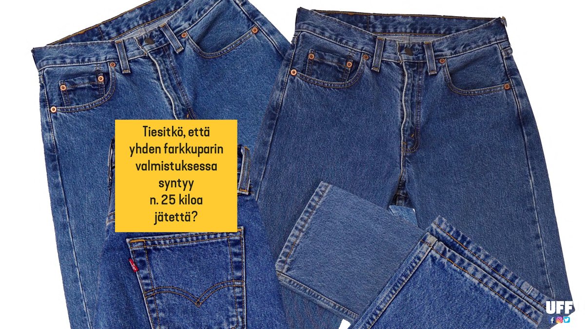 UffFinland's tweet photo. 15 viime vuoden aikana vaatteiden tuotannon on arvioitu kaksinkertaistuneen. Samanaikaisesti yksittäisten tuotteiden keskimääräinen käyttöikä on lyhentynyt.
#kierrättämälläoletkilttimaapallolle #uff_fi #kierrätysmuoti #kestävämuoti #preloved #sustainablefashion https://t.co/rTZHs6t5eR