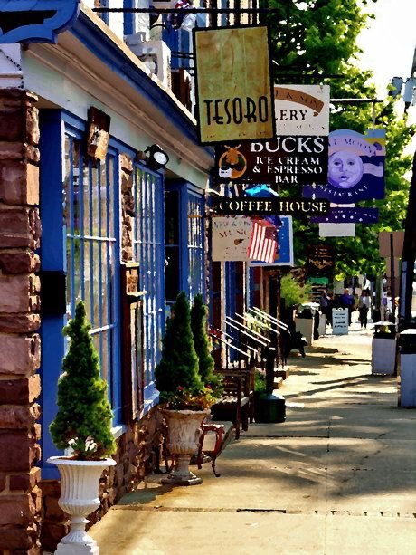 Central west is absolutely fucking adorable. Lambertville is a lovely place to go antique hunting and day drinking while cycling.