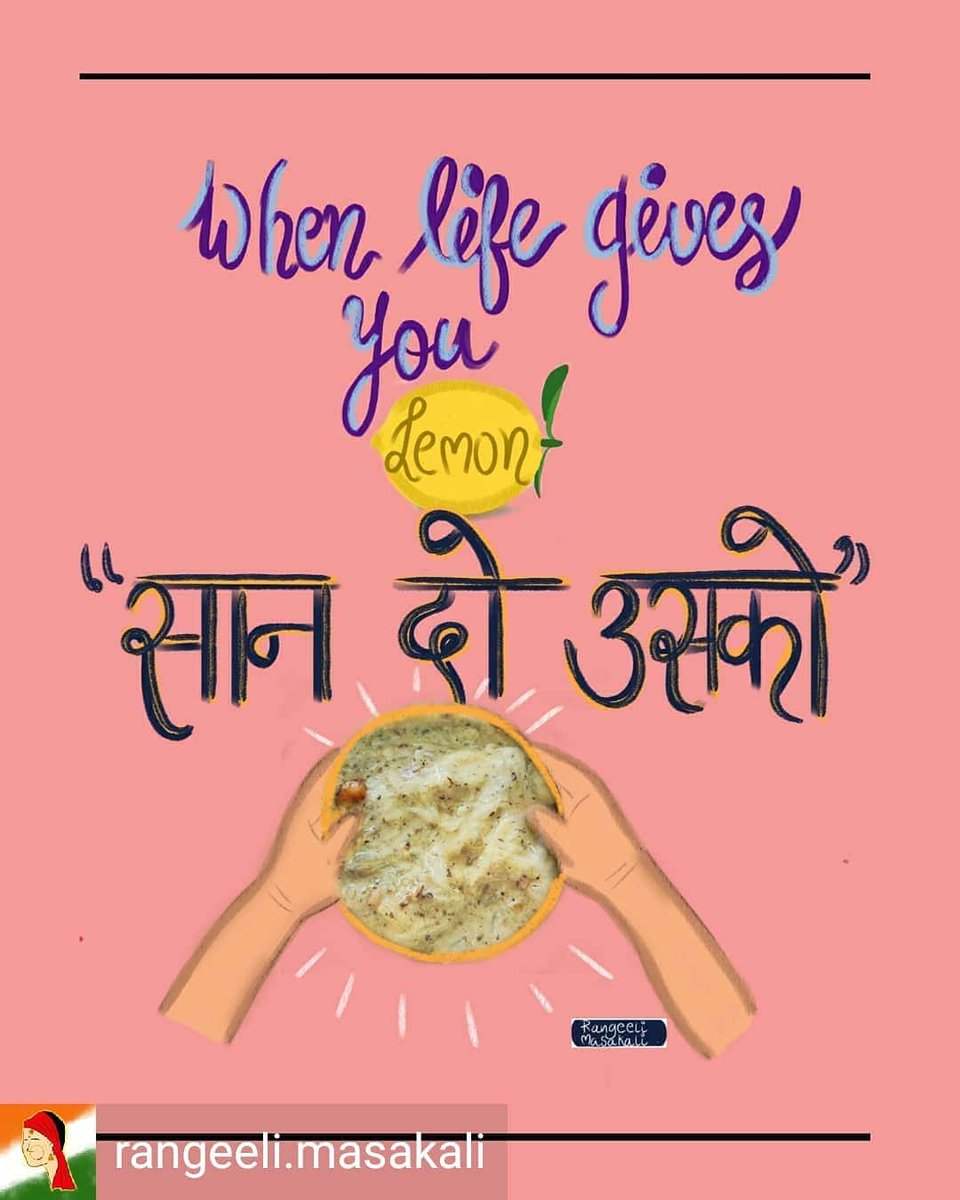 Reposted from @rangeeli.masakali
.
Pahadi version of when life gives you lemons, make lemonade. 😄
When life gives you lemons, make
.
#bepositive #positivevibes #positivity #positivequotes #uttarkhand #pahadi_corner #pahadijokes #pahadistyle #pahadiculture #pahadiswag https://t.co/64BtkKLZtF