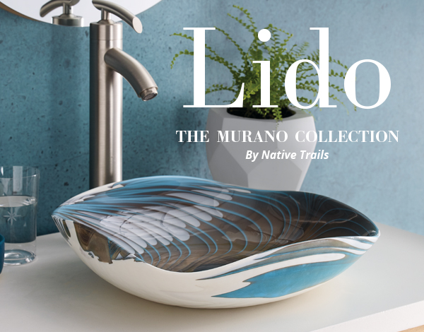 Native_Trails's tweet photo. Our Lido sink is made from traditional Murano glass with a modern twist. See all four finishes: https://t.co/MavEIW8lx6 https://t.co/jzEgKH8d50