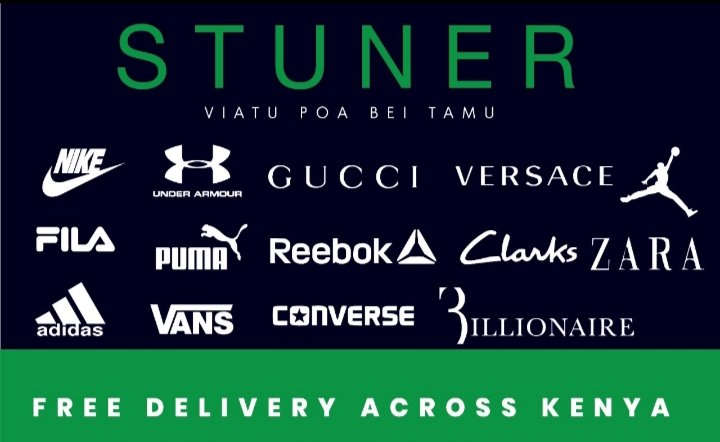 Stuner_Soko's tweet photo. Enjoy Best Deals on your favourite pairs on Kenya's No.1 Shoe Supermarket. 

https://t.co/cunT7qu5J2 
#viatupoabeitamu #stunersoko https://t.co/6jO3hIM7ks