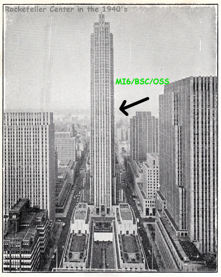 15. Did I mention that Allen Dulles, the Director of Central Intelligence, had his wartime office in Rockefeller Center, and he is a cousin and in-law to the Rockefellers?