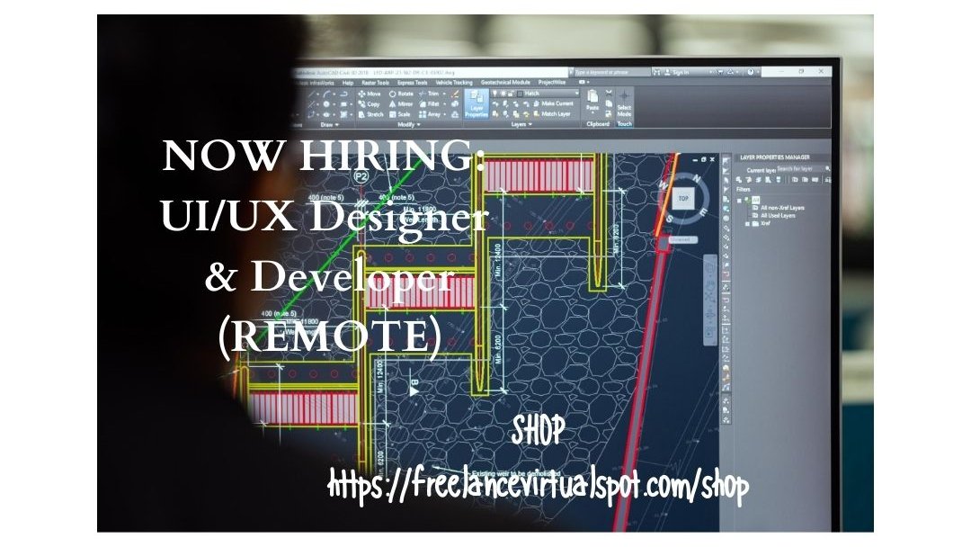 Freelance_Spot's tweet photo. NOW HIRING: UI/UX Designer &amp; Developer (remote) To apply, check this link: https://t.co/mf0T9mHIsg #jobopp #nowhiring #UIDesigner #UIDesigner #Developer #remote #remotework #telecommute #telework #homebased #homeoffice #freelance #freelancer #freelancevirtualspot #Dropified https://t.co/WznLov9icH