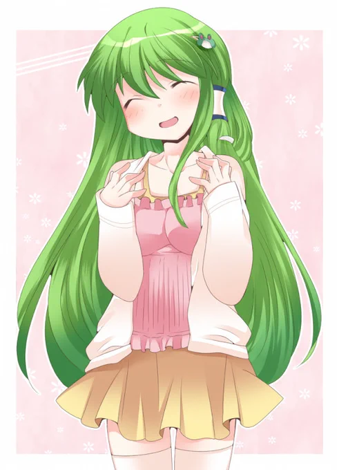 「似合いますか?」 