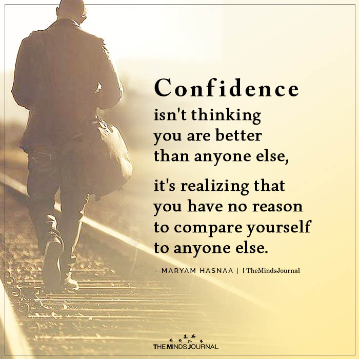 highly confident people