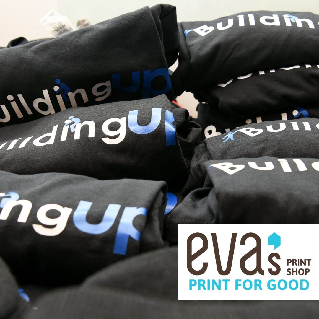 evasinitiatives's tweet photo. Thank you to @BuildingUpTO for supporting Eva’s Print Shop. #PrintForGood
We provide custom made full-colour t-shirts and long sleeves, perfect for clubs, camps, sporting events & so much more! #toronto #socialenterprise
Get your own shirts here https://t.co/dcJrh2dOpd https://t.co/JlAdSWqz3O
