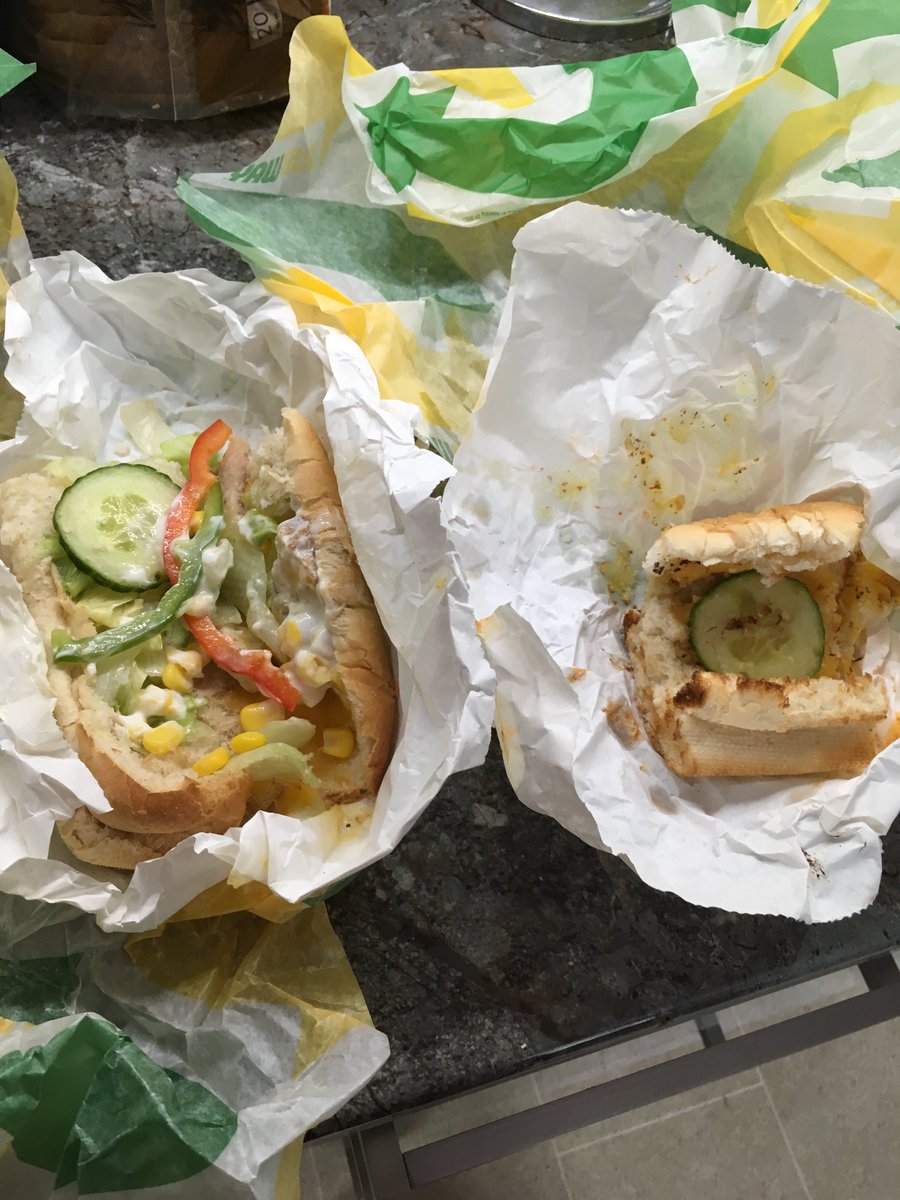 mycatisbrown's tweet photo. @UberUKsupport   The thornaby branch of Subway don't know how to get in touch with Uber for a complaint.  I don't know who is to blame for my half eaten sandwiches but apparently they don't even have your phone number!! https://t.co/nen17IQ9yf