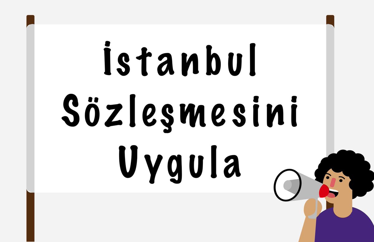 Biz, haklarımız ve hayatlarımız için vazgeçilmez olan İstanbul Sözleşmesi’nin eksiksiz uygulanması için bir aradayız! #İstanbulSözleşmesiniUygula #HaklarımızdanHayatlarımızdanVazgeçmiyoruz