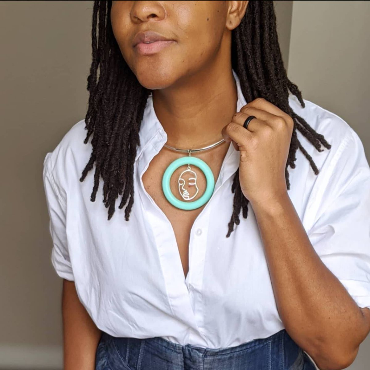 akajoucreation's tweet photo. ✨Alie Picasso Necklace is ✨ 
🗣️🌴 Tropical Collection 🌴 is officially available now!  Link in the bio for more #akajoucreation #handpaintedbeads #woodjewellery https://t.co/ri80RguGqv