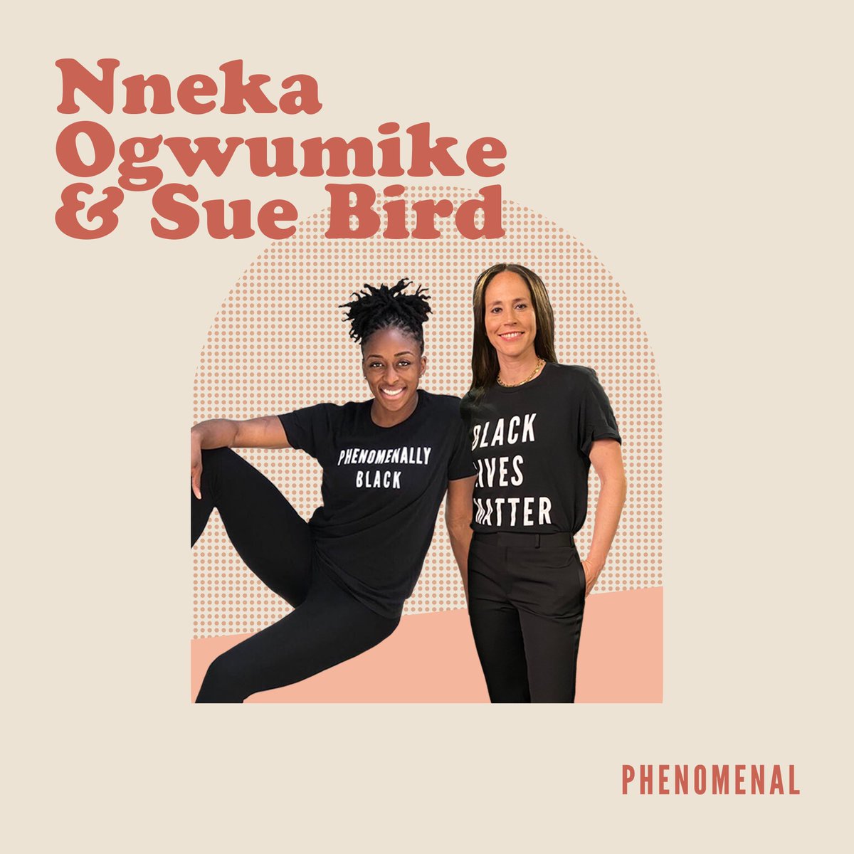 nnekaogwumike's tweet photo. We're making sports history by dedicating our 2020 season to social justice. That's why, more than ever, we need you to show up for us. Because supporting WNBA players means more than just being a fan. It's feminism. Read my op-ed with @S10Bird  @ https://t.co/cS6JOnZ7wK https://t.co/Xa4wrV6tJw