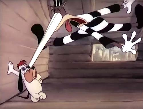 4. DroopyI could wax at length about why Droopy belongs this high on the list, about how his dogged pursuit of justice puts cinema's greatest heroes to shame, but it all comes down to one thing:It's very, very funny when he pops up and scares the wolf