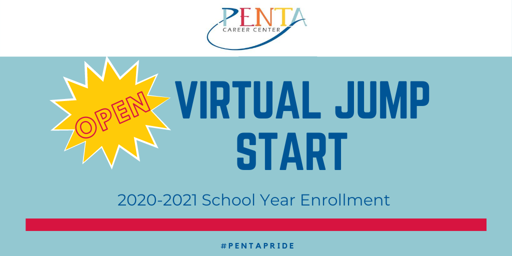 pentacareerctr's tweet photo. NOW OPEN - Virtual Jump Start! This year, parents and guardians will complete all enrollment information and forms for the 2020-2021 school year online. 

Visit https://t.co/ewTaoGslk9 to begin the process! 

We are excited for another amazing school year full of #PentaPride! https://t.co/CNU9wQhyNU