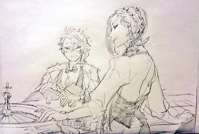 【フォロワーさんリクエスト】
ジャミルとアズール絡んでるの 