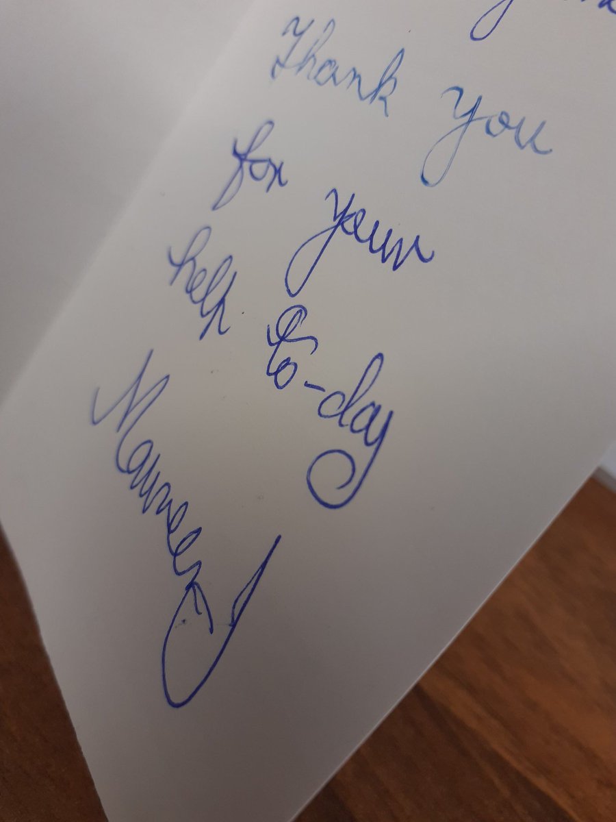 Lovely feedback received from a patient who had used the Assisted discharge service #kindness #helping #madeussmile 😊😁❤ <a href="/BritishRedCross/">British Red Cross 🧡</a> <a href="/SouthTees/">South Tees Hospitals</a>
