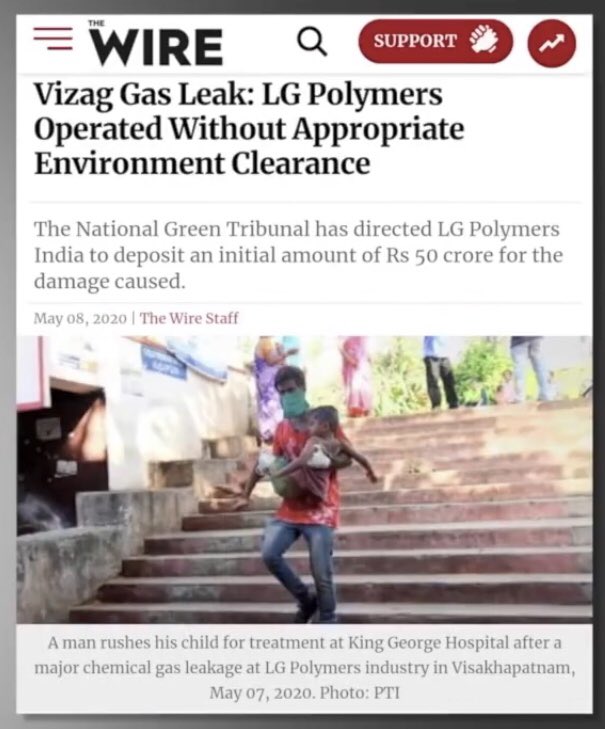 2/6... These tragedies happened due to implementation failures of rules in previous EIA, which was formed after 1984 Bhopal disaster and came into action by 1994. In which public hearing is a mandatory step for factories even before applying license for operations.