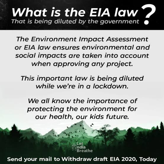 4/6... New EIA states that “ONLY” the people, who lives in the locality of the factories proposed can raise concerns against it. Most of which will come in the locality of tribals & farmers with generations of no education & govt wants them to do self research & raise questions.