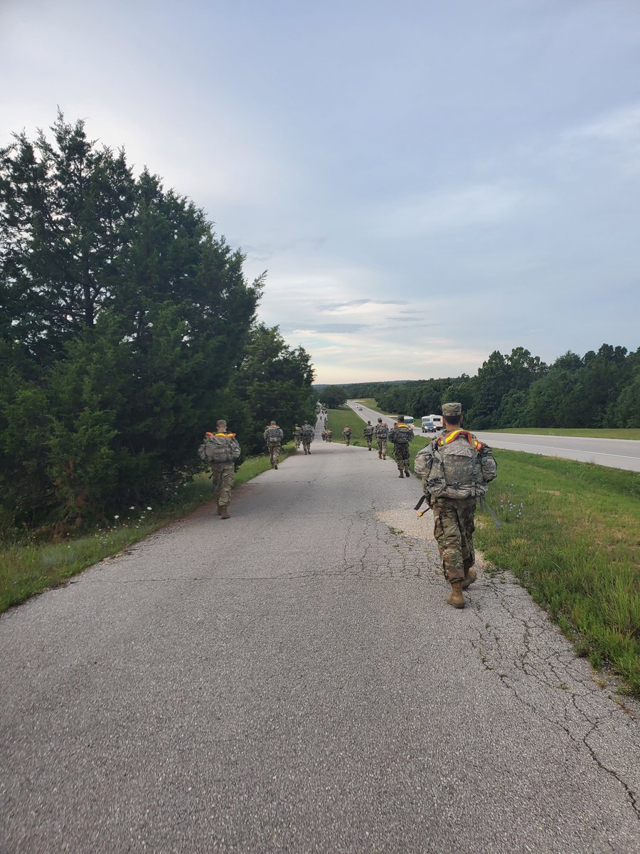 5 Mile Foot March, two more to go! #fearthegator