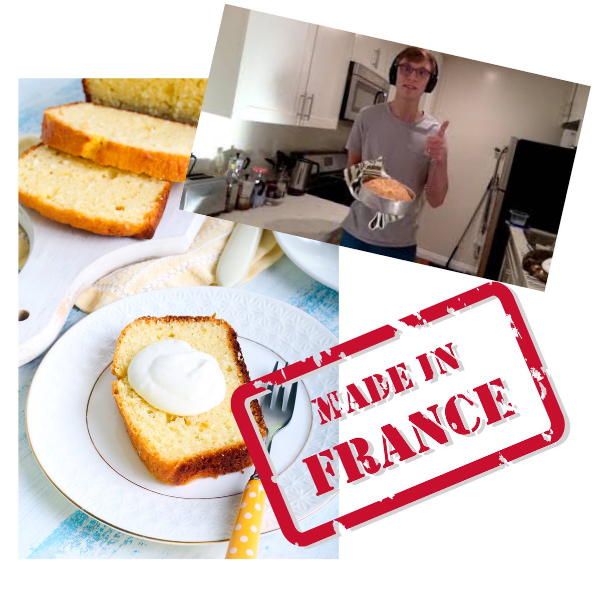 youtu.be/82l_jII_-Ck 4 simple ingredients make this delicious, easy cake perfect for #goûter (afternoon snack) or dessert. Follow along as Mr. Foster demonstrates in this video made for his French Language and Culture summer school class. #WeAreGooden #WeAreChefs
