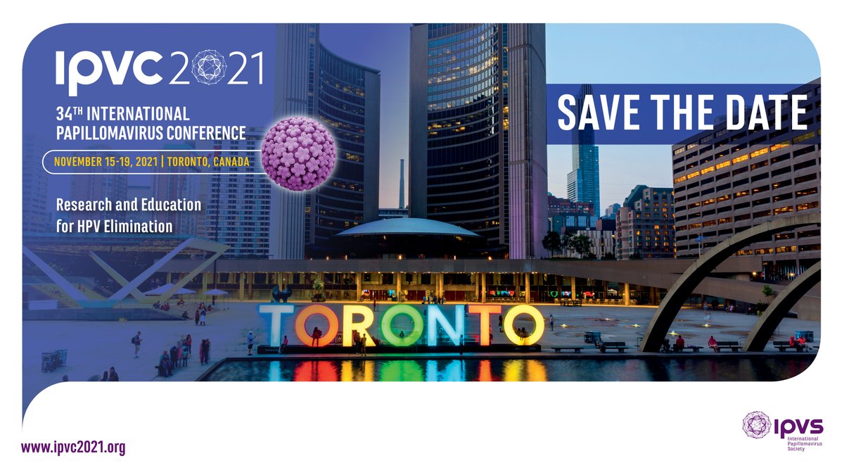 IPVSociety's tweet photo. Reserve you spot now for #IPVC2021 We'll be offering flexible registration with discounts for early registrants.  #HPV #cancerresearch #screening #VaccinesWork 
https://t.co/eRGckQPEkp https://t.co/Xv5Phy2sU7